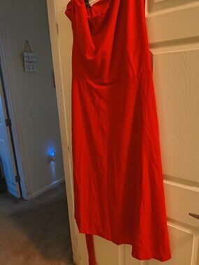 Pinup Fashion Plus Size  Formal One Shoulder Cocktail Dress